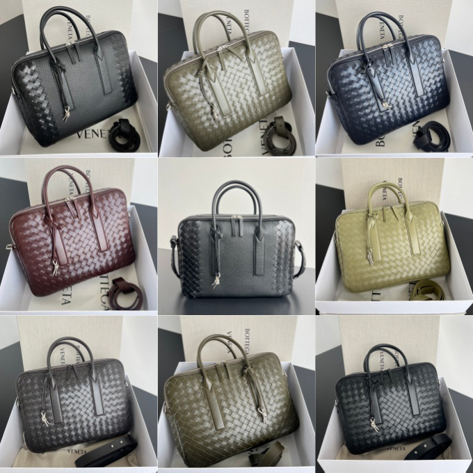 bottega veneta getaway intreccio leather briefcase #766361